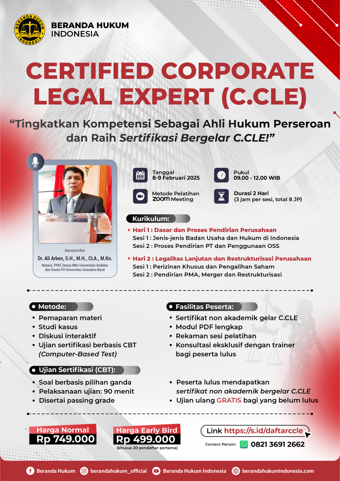 Beranda Hukum Indonesia Selenggarakan Pelatihan dan Sertifikasi ...